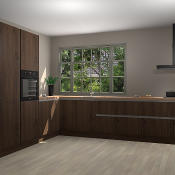 Noten greeploze keuken Malaga 68880