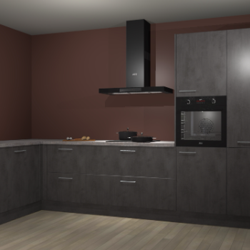 Beton antraciet keuken Nuuk 70170