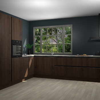 Noten greeploze keuken Malaga 68979