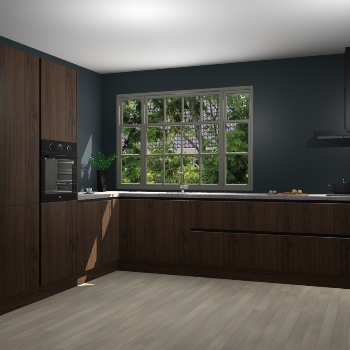 Noten greeploze keuken Malaga 68985