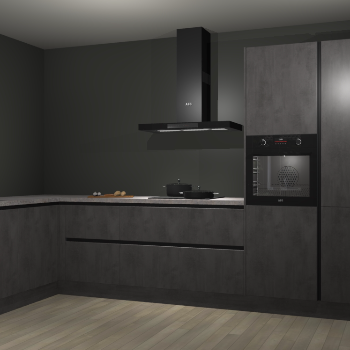 Beton antraciet greeploze keuken Nuuk 70181