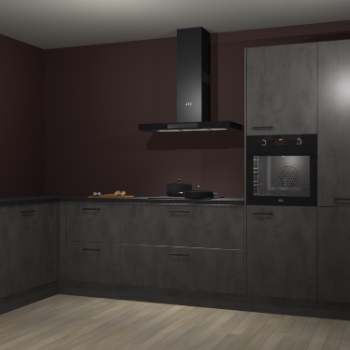 Beton antraciet keuken Nuuk 70201