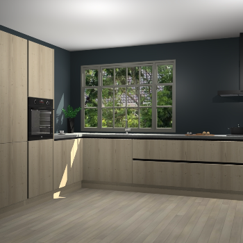 Vuren greeploze keuken Malaga 69145