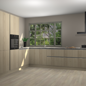 Vuren greeploze keuken Malaga 69102