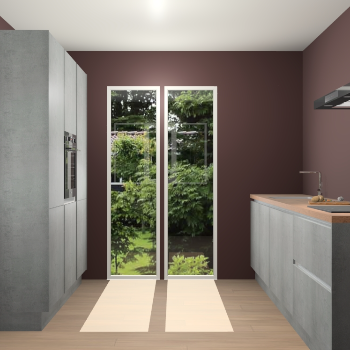 Beton Parelgrijs greeploze keuken Dallas 75198