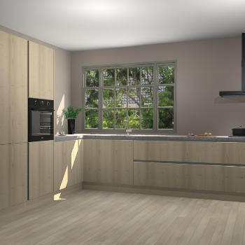 Vuren greeploze keuken Malaga 69122