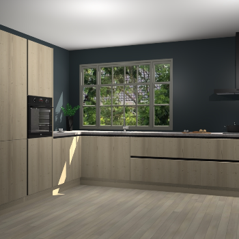 Vuren greeploze keuken Malaga 69125