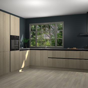 Vuren greeploze keuken Malaga 69131