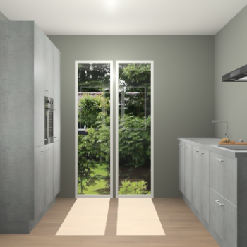 Beton Parelgrijs keuken Dallas 75244