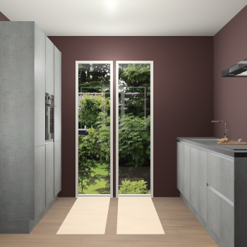 Beton Parelgrijs greeploze keuken Dallas 75266