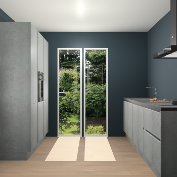 Beton Parelgrijs greeploze keuken Dallas 75270