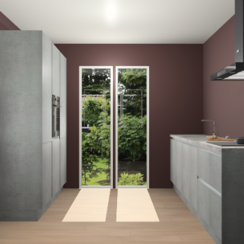 Beton Parelgrijs greeploze keuken Dallas 75302