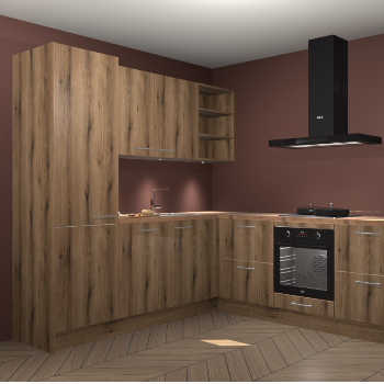 Goud Eiken keuken Turek 76182