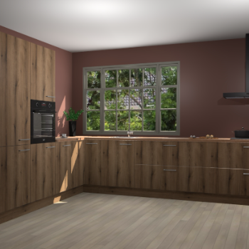 Goud Eiken keuken Malaga 69305