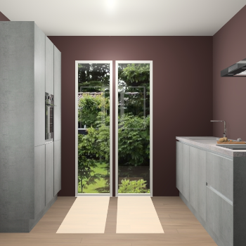 Beton Parelgrijs greeploze keuken Dallas 75334