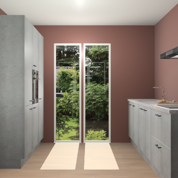 Beton Parelgrijs keuken Dallas 75335