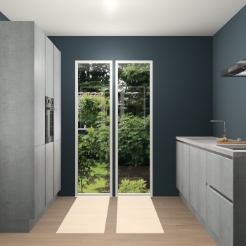 Beton Parelgrijs greeploze keuken Dallas 75337