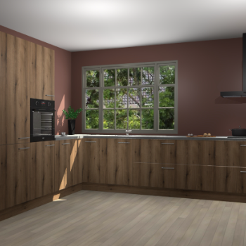 Goud Eiken keuken Malaga 69325