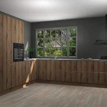 Goud Eiken keuken Malaga 69326