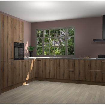 Goud Eiken keuken Malaga 69328