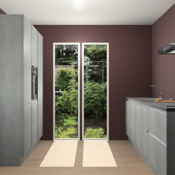 Beton Parelgrijs greeploze keuken Dallas 75349