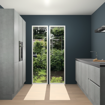 Beton Parelgrijs greeploze keuken Dallas 75352