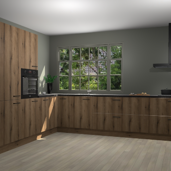 Goud Eiken keuken Malaga 69335