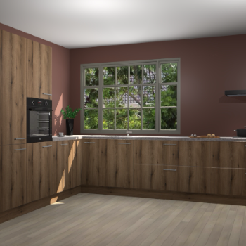 Goud Eiken keuken Malaga 69343