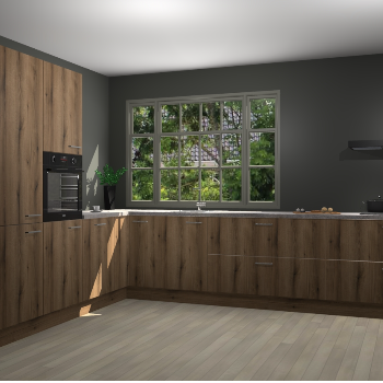 Goud Eiken keuken Malaga 69344