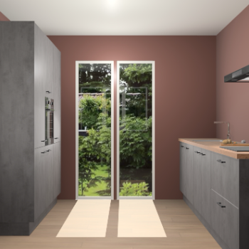 Beton Antraciet keuken Dallas 75364