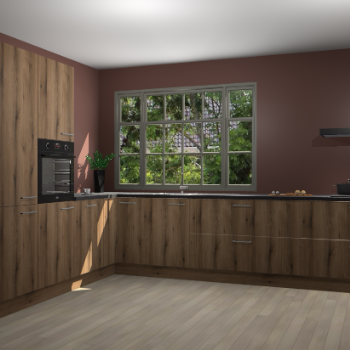 Goud Eiken keuken Malaga 69349