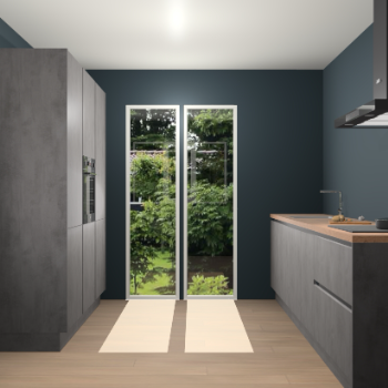 Beton Antraciet greeploze keuken Dallas 75366