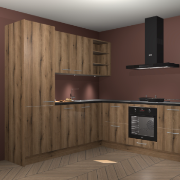 Goud Eiken keuken Turek 76542