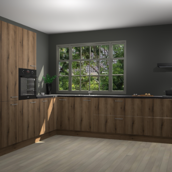 Goud Eiken keuken Malaga 69350