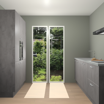 Beton Antraciet keuken Dallas 75381