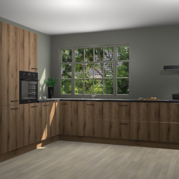 Goud Eiken keuken Malaga 69353