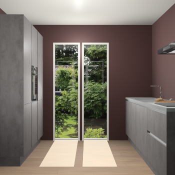 Beton Antraciet greeploze keuken Dallas 75383