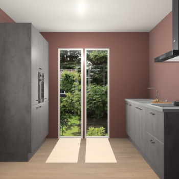 Beton Antraciet keuken Dallas 75384