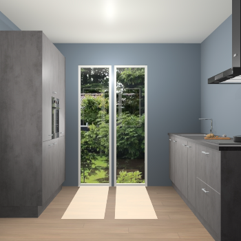 Beton Antraciet keuken Dallas 75432