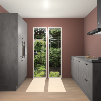 Beton Antraciet keuken Dallas 75434