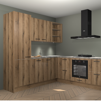 Goud Eiken keuken Turek 76654