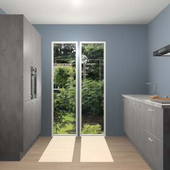 Beton Antraciet keuken Dallas 75441