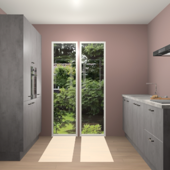 Beton Antraciet keuken Dallas 75444