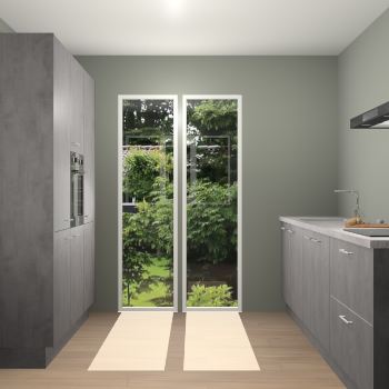 Beton Antraciet keuken Dallas 75479