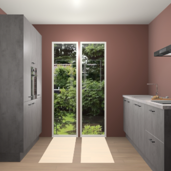 Beton Antraciet keuken Dallas 75482