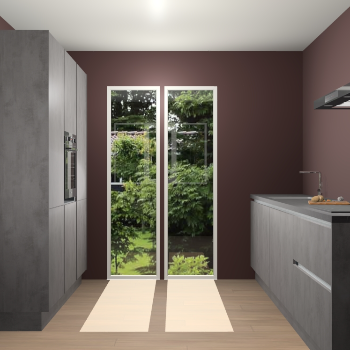 Beton Antraciet greeploze keuken Dallas 75508