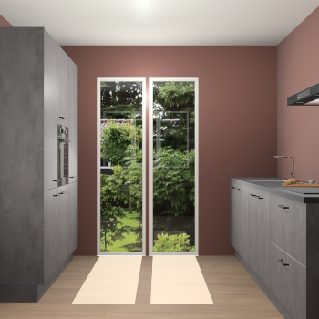 Beton Antraciet keuken Dallas 75503