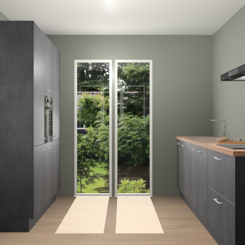 Beton Zwarte keuken Dallas 75516