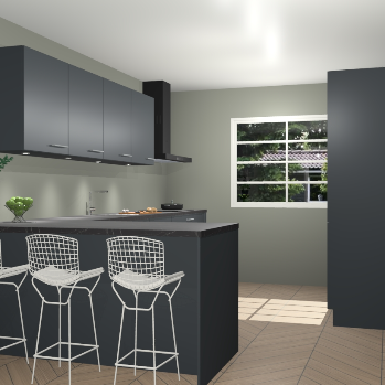 Onyxgrijze keuken Sopot 66363