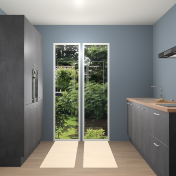 Beton Zwarte keuken Dallas 75517